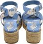 Miu Pre-owned Canvas sandals Blue Dames - Thumbnail 3