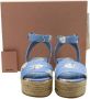 Miu Pre-owned Canvas sandals Blue Dames - Thumbnail 9