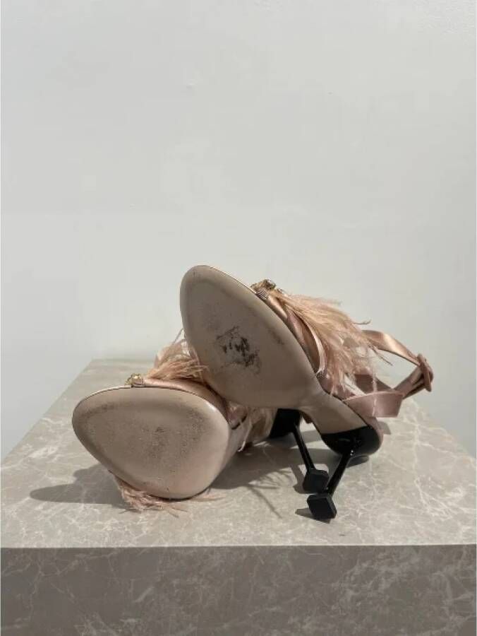 Miu Pre-owned Canvas sandals Pink Dames