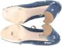Miu Pre-owned Cotton heels Blue Dames - Thumbnail 3