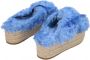 Miu Pre-owned Cotton sandals Blue Dames - Thumbnail 3