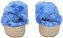 Miu Pre-owned Cotton sandals Blue Dames - Thumbnail 4