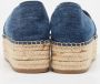 Miu Pre-owned Denim espadrilles Blue Dames - Thumbnail 5