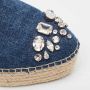 Miu Pre-owned Denim espadrilles Blue Dames - Thumbnail 7