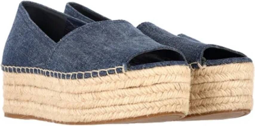 Miu Pre-owned Denim espadrilles Blue Dames