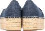 Miu Pre-owned Denim espadrilles Blue Dames - Thumbnail 5