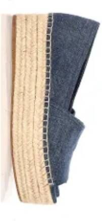 Miu Pre-owned Denim espadrilles Blue Dames