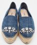 Miu Pre-owned Denim flats Blue Dames - Thumbnail 3