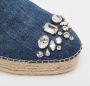 Miu Pre-owned Denim flats Blue Dames - Thumbnail 7