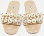 Miu Pre-owned Fabric flats Beige Dames - Thumbnail 3