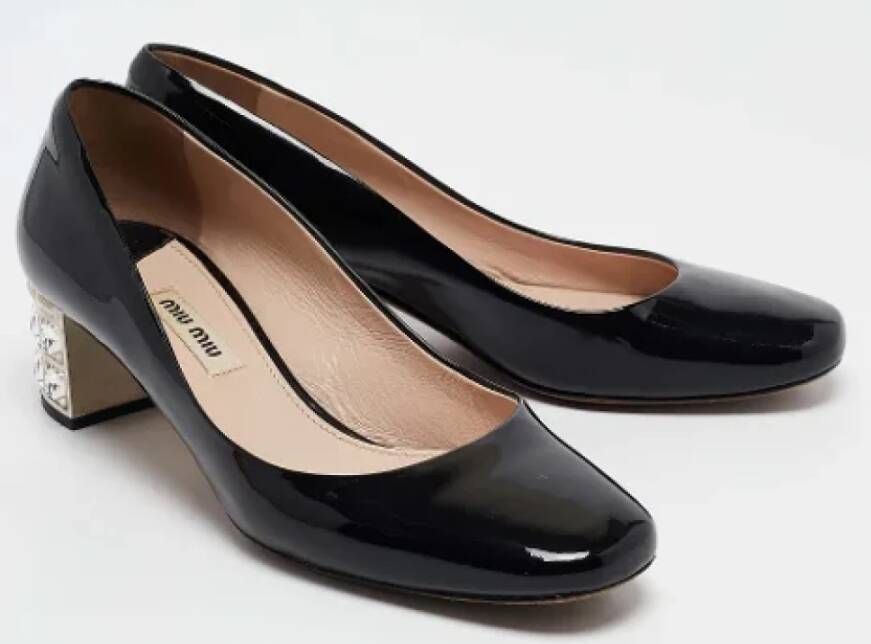 Miu Pre-owned Fabric heels Black Dames