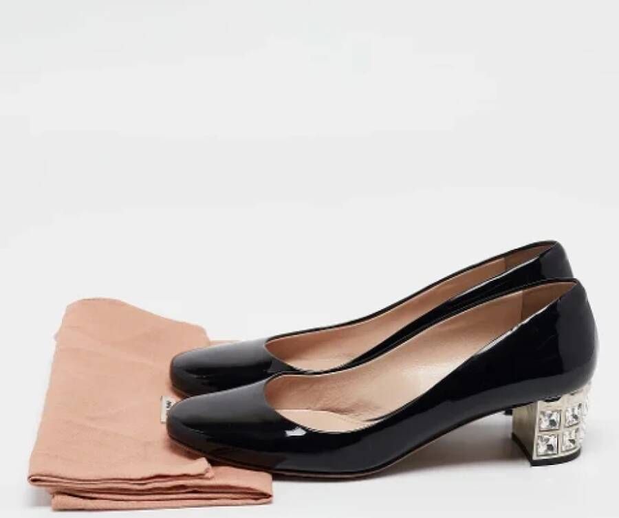 Miu Pre-owned Fabric heels Black Dames