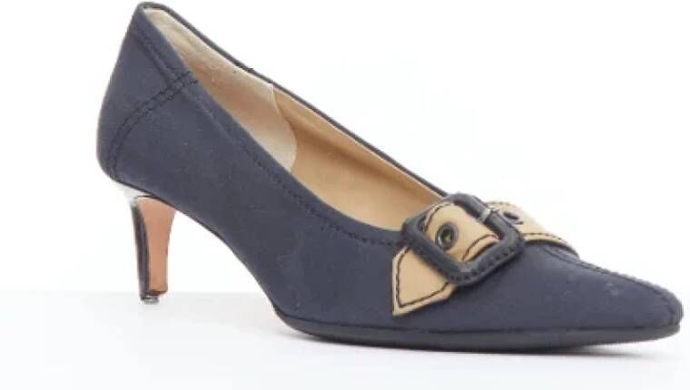 Miu Pre-owned Fabric heels Blue Dames