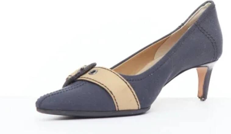 Miu Pre-owned Fabric heels Blue Dames