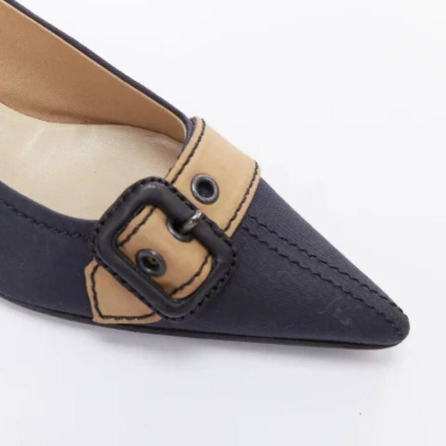 Miu Pre-owned Fabric heels Blue Dames