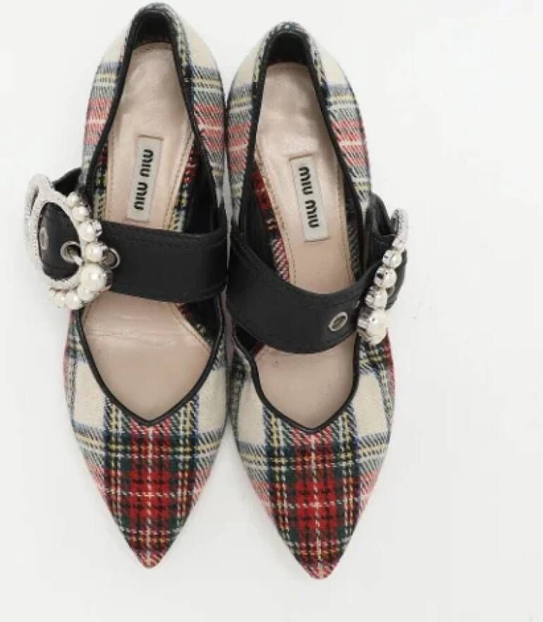 Miu Pre-owned Fabric heels Multicolor Dames