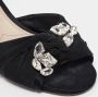 Miu Pre-owned Fabric sandals Black Dames - Thumbnail 6