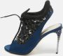 Miu Pre-owned Fabric sandals Blue Dames - Thumbnail 2