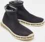 Miu Pre-owned Fabric sneakers Black Dames - Thumbnail 4