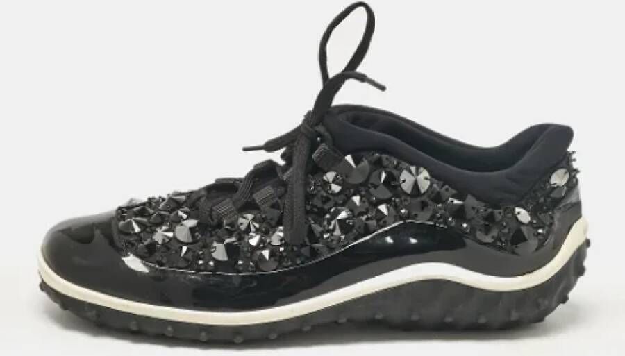 Miu Pre-owned Fabric sneakers Black Dames