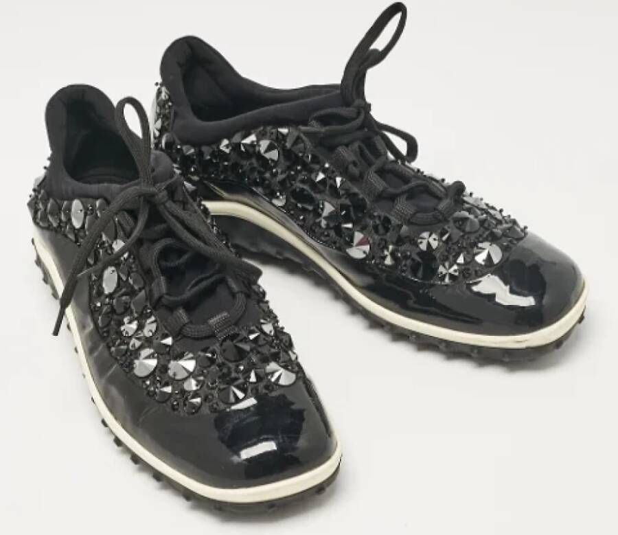 Miu Pre-owned Fabric sneakers Black Dames