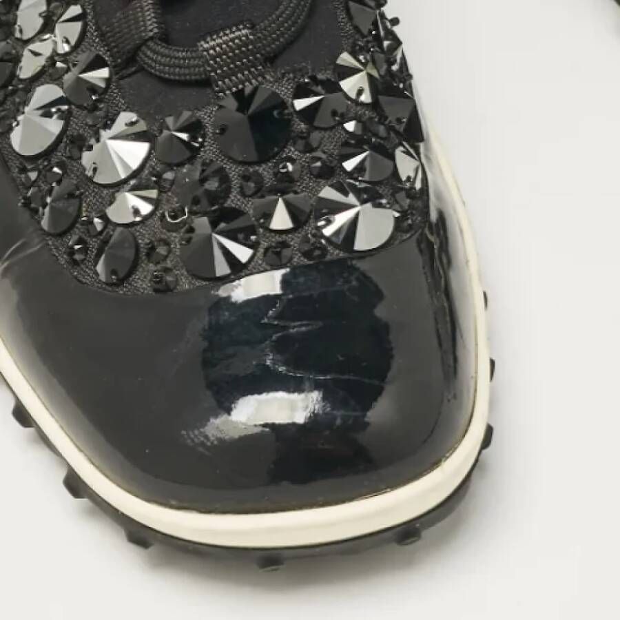 Miu Pre-owned Fabric sneakers Black Dames