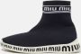 Miu Pre-owned Fabric sneakers Black Dames - Thumbnail 2