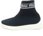 Miu Pre-owned Fabric sneakers Black Dames - Thumbnail 4