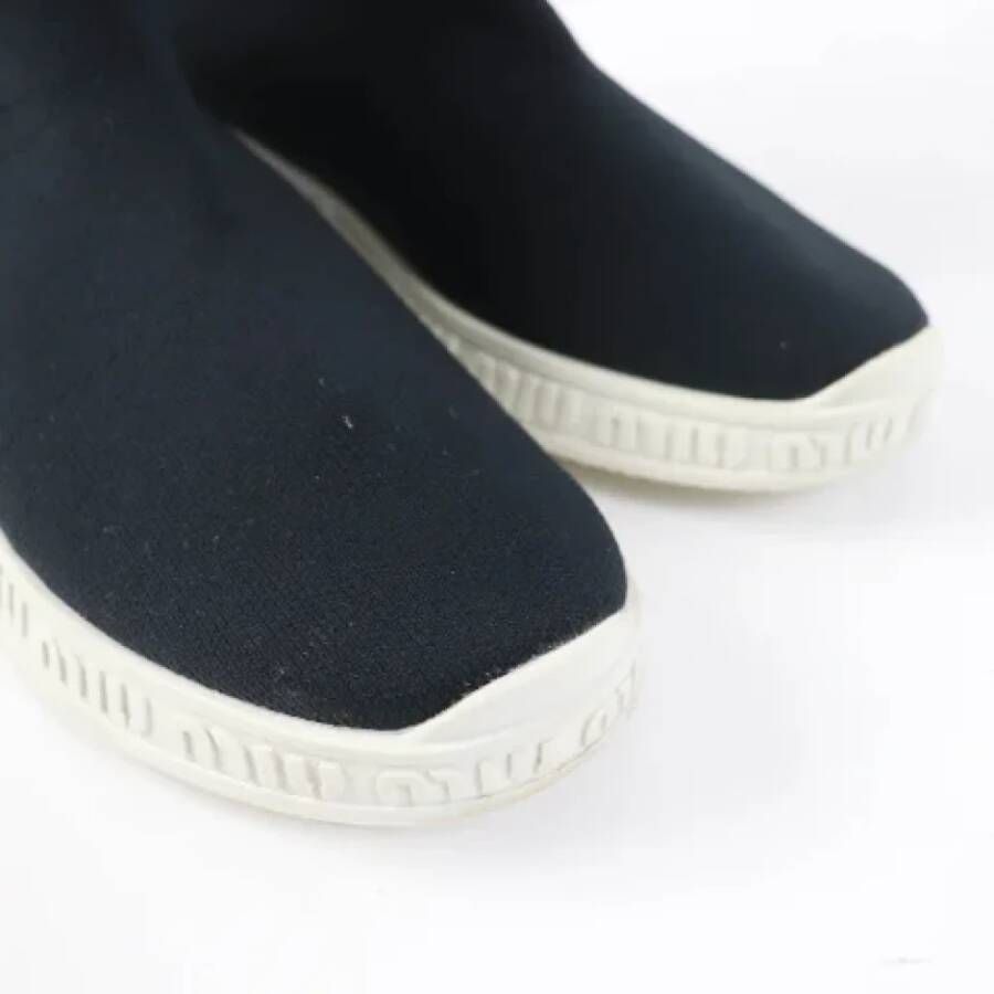 Miu Pre-owned Fabric sneakers Black Dames