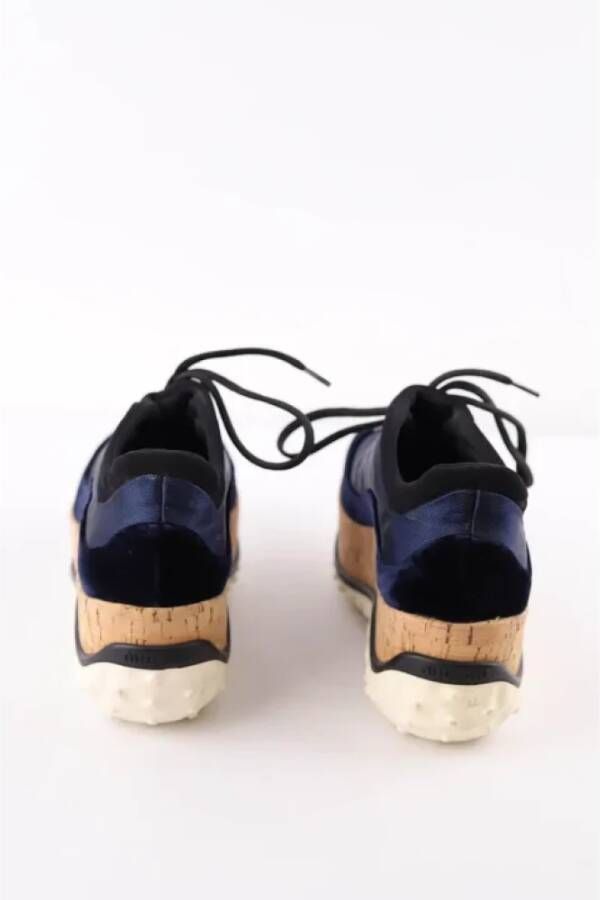 Miu Pre-owned Fabric sneakers Blue Dames