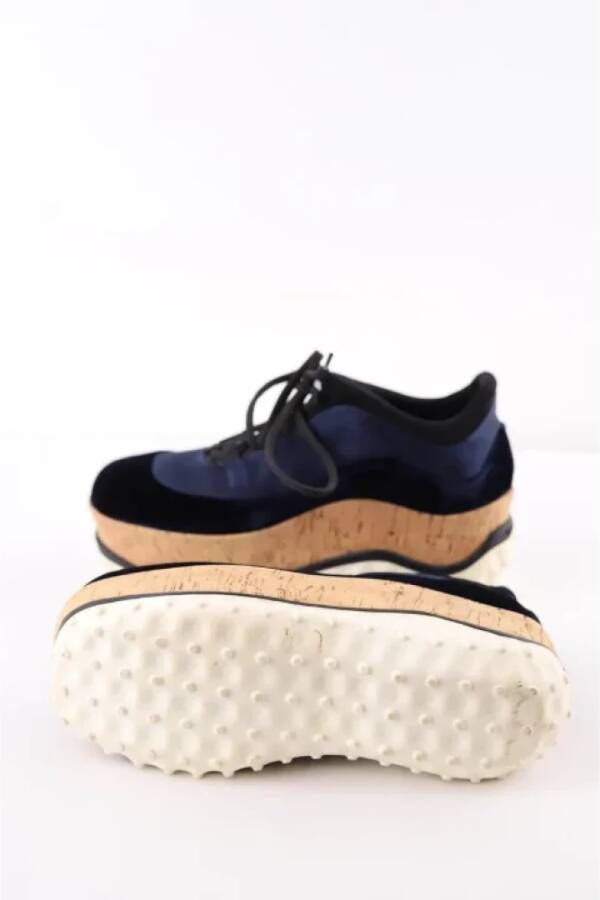 Miu Pre-owned Fabric sneakers Blue Dames