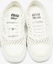 Miu Pre-owned Fabric sneakers White Dames - Thumbnail 3