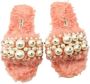 Miu Pre-owned Faux Fur sandals Pink Dames - Thumbnail 4