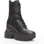 Miu Pre-owned Leather boots Black Dames - Thumbnail 2