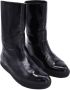 Miu Pre-owned Leather boots Black Dames - Thumbnail 4