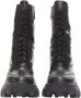 Miu Pre-owned Leather boots Black Dames - Thumbnail 3