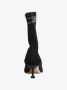 Miu Pre-owned Leather boots Black Dames - Thumbnail 2