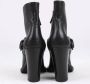 Miu Pre-owned Leather boots Black Dames - Thumbnail 8