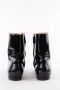 Miu Pre-owned Leather boots Black Dames - Thumbnail 2