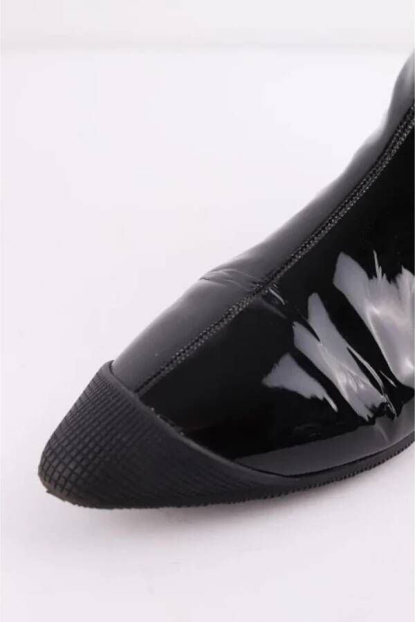 Miu Pre-owned Leather boots Black Dames