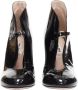 Miu Pre-owned Leather boots Black Dames - Thumbnail 3