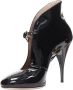 Miu Pre-owned Leather boots Black Dames - Thumbnail 4