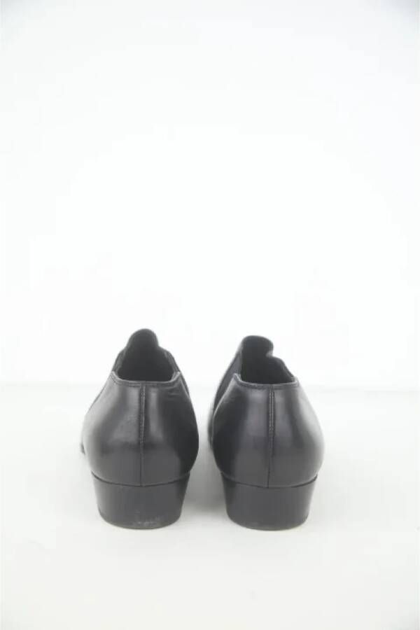 Miu Pre-owned Leather boots Black Dames