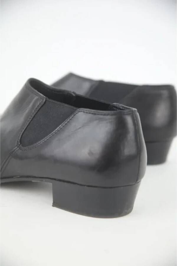 Miu Pre-owned Leather boots Black Dames