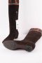 Miu Pre-owned Leather boots Brown Dames - Thumbnail 7