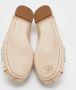 Miu Pre-owned Leather flats Beige Dames - Thumbnail 6