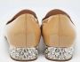 Miu Pre-owned Leather flats Beige Dames - Thumbnail 4