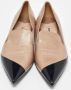 Miu Pre-owned Leather flats Beige Dames - Thumbnail 2