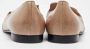 Miu Pre-owned Leather flats Beige Dames - Thumbnail 4