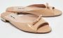 Miu Pre-owned Leather flats Beige Dames - Thumbnail 4